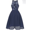Elegant Wedding Chiffon Halter Women Party Summer Dress Casual CD1645
