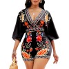 trending for women short black one piece jumpsuit M30125