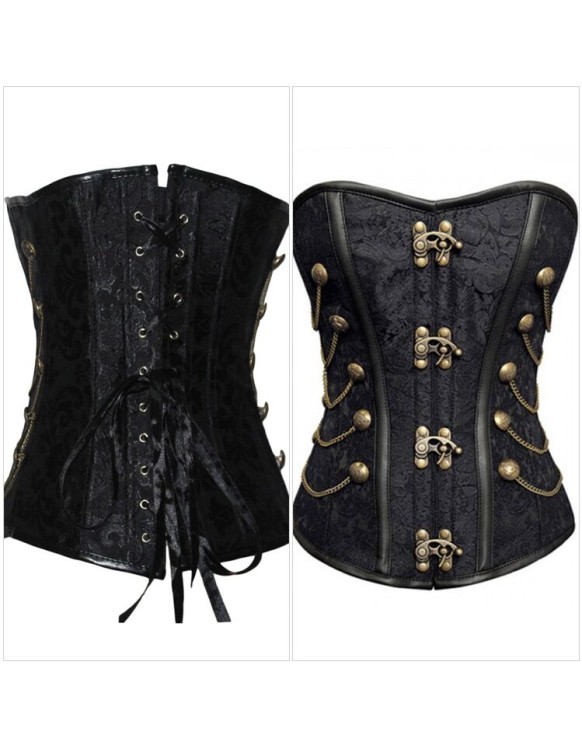 Women new style steampunk corsets bustier corsets M1349