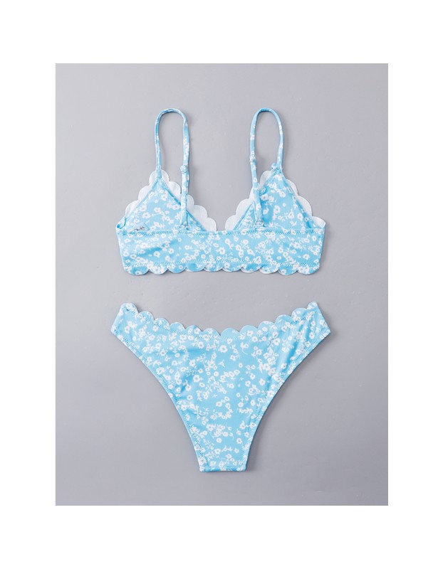 Floral Print Latest Fashion Sexy Ladies Bikini Plus Size Sswimsuits A2212