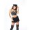 Punk Style Outer Wear Top Crop Suspender Bustier Leopard Print Corset 2025