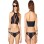 Wholesale women black sexy lace bikini swimwear M5395b