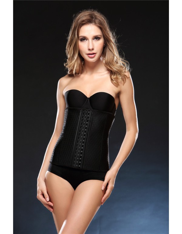 Hook Eyes Steel Boned Plaid Underbust Corset M1322