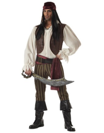 Newest Men‘s Halloween Pirate Cosplay Costume M40133