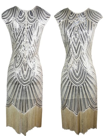sleeveless sequin clubwear M30348