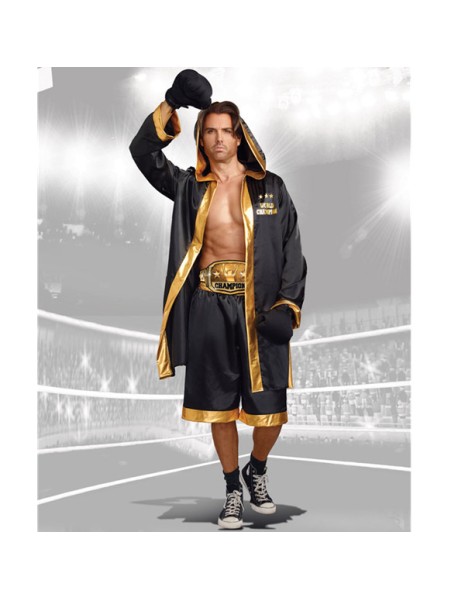 Cool Black Male Boxer Costumes M40502