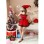 Women Leopard Print With Tail Day Sexy Christmas Party Christmas Red Dress DL2020