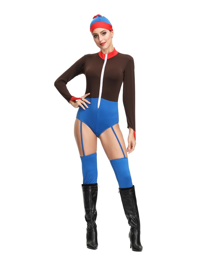 Sexy Funny Circus Clown Halloween Cosplay Costume M40669