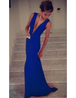 Fashion Design Blue Maxi Dress M3982a
