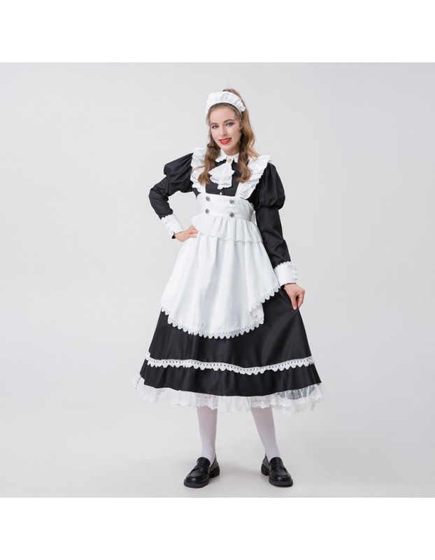 British Aristocrat Maid Cosplay Japanese Uniform Cute Dress Plus Size Maid YM8727