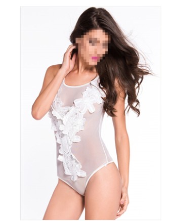 Sexy hollow out lace waistcoat babydoll suit M2104