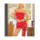 sexy red babydoll m3441A