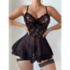 Sexy Lingerie Strap Lace Sexy Pajamas open Jumpsuit Women's Uniform Set YSF2003