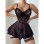 Sexy Lingerie Strap Lace Sexy Pajamas open Jumpsuit Women's Uniform Set YSF2003