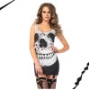 New Skeleton T-Shirt  Women Cosplay Skull Costumes M40482