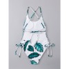 Summer Swimsuits Leaf Print Beach Women Sexy Bikini A2206