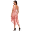 Elegant Sexy Club Sleeveless Lace Women Floral Night Dresses CD604