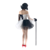 Women Corset Dress Halloween Witch Costume Clown Bustier With Skirt 1708