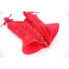 Women Red Sexy Sequin Overbust Corset Tops with Shoulder Straps WK2382