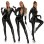 Sexy Underwear Tight Open Crotch One Piece PU Patent Leather Jumpsuit 68469