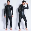 Men's Sexy Wetlook Faux Leather One Piece Skin Bodysuit Open Crotch Tights Catsuit Zentai M6721