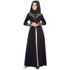 Bronzing Splicing Long Dress Color Contrast Slimming Temperament Dress 9008