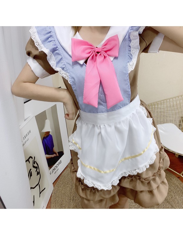 Lolita Clothes Maid Uniforms For Ladies Character Costume XH6234