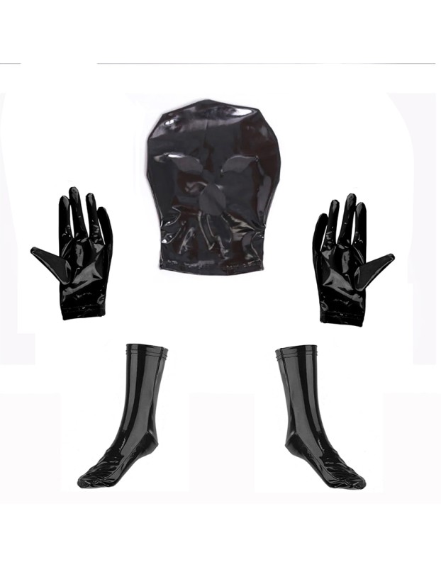 Wetlook Full Body Mens Sexy Latex Catsuit Pvc Bodysuit Stretchy Sheath Zentai XX6819