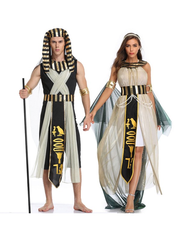 Halloween Cosplay Egyptian Pharaoh Cleopatra Greek Goddess Performance Costume SM3346 3347