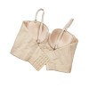 Bright Drill Tight Wrap Chest Suspender Inner Take Top Nail Bead Corset KN8185