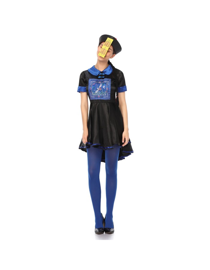 Qing Dynasty costume female zombie dress M40731