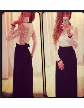 New Arrival Sexy Top Design Long Maxi Dress M2307