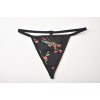 Vintage Lace Up Boned Overbust Waist Trainer Floral Embroidery Corset M22019