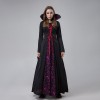 Halloween Evil Demon Court Queen Vampire Stage Costume Cosplay Dress YM8728