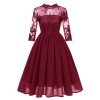 Chiffon See Through Night Sexy Clubwear Bridesmaid Embroidery Dress CD1661