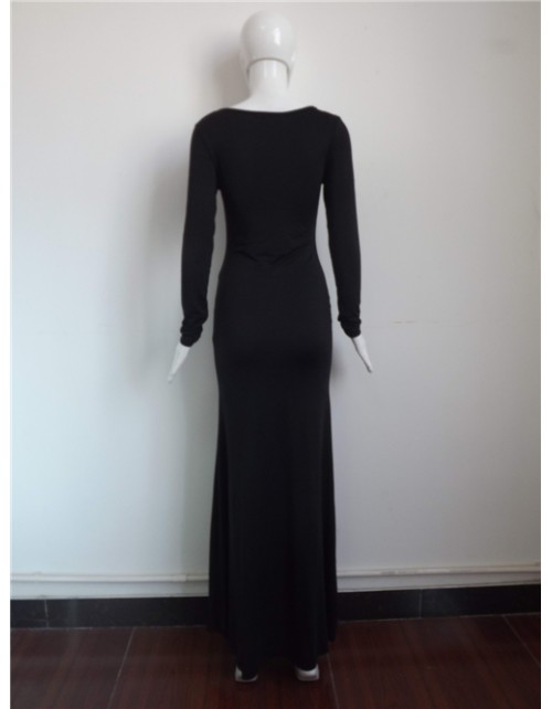 Fashion Long Sleeves Top Maxi Dress M3977