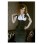 plus size sexy black satin corset m1689