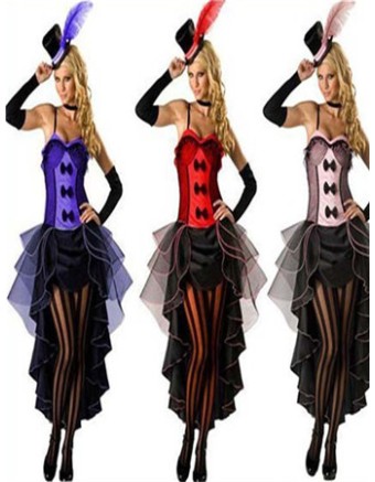 Women Sexy Burlesque Fancy Dress Costume M4567