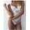 Bra style lace black and white  babydoll lingeire M2101