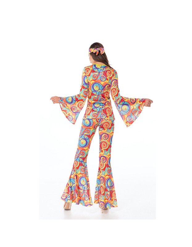 Suit Couple Disco Hippie Dance Performance Adult Costume MS1644 1645