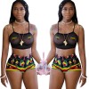 Women Summer Sexy Sheer Mesh Two Piece Set M8155