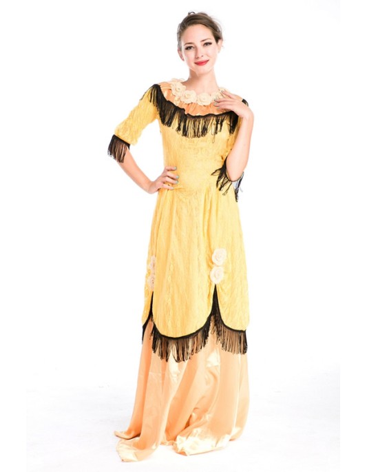 deluxe tiffany fringe queen costumes  M4746