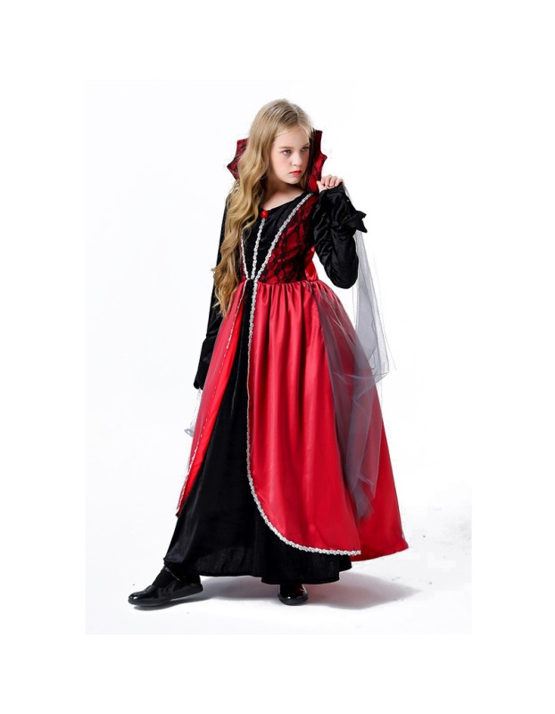 Vampire Female Masquerade Party Queen Costume Retro Court Queen YM5609