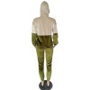 Velvet stitching  two-piece casual sports suit M8502