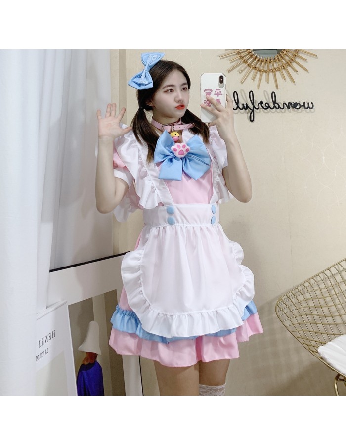 Lolita For Women Maid Outfit Dress Cosplay Costume Anime XH6233