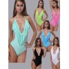 V-neck One Piece Swimsuit M5223