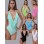 V-neck One Piece Swimsuit M5223