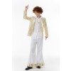 Men Cosplay Casual Dance Sequin Suit Costume Halloween Hip Hop Costume MS1732