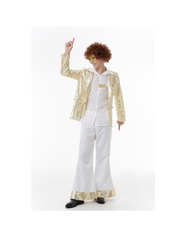 Men Cosplay Casual Dance Sequin Suit Costume Halloween Hip Hop Costume MS1732