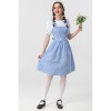 The Wizard Of Oz Cosplay Dorothy Adult Stage Costume Elise Maid Dress YM0915